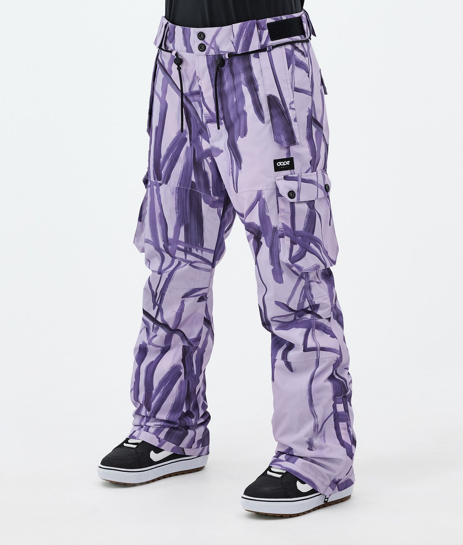 Pantalons de snowboard Dope Iconic W Snowboard Femme Scribble Purple