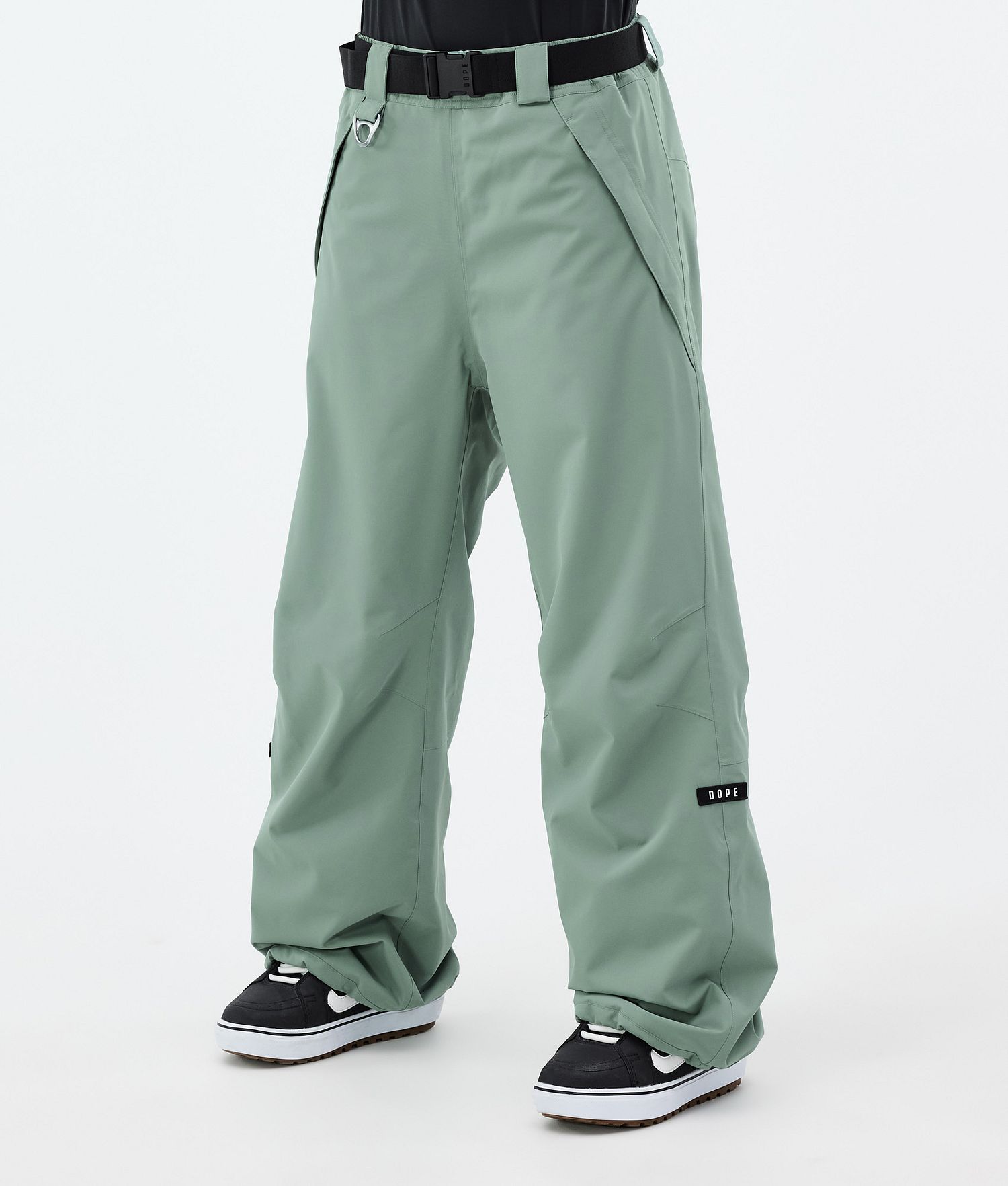 Pantalons de snowboard Dope Big W Femme, Vert Foncé