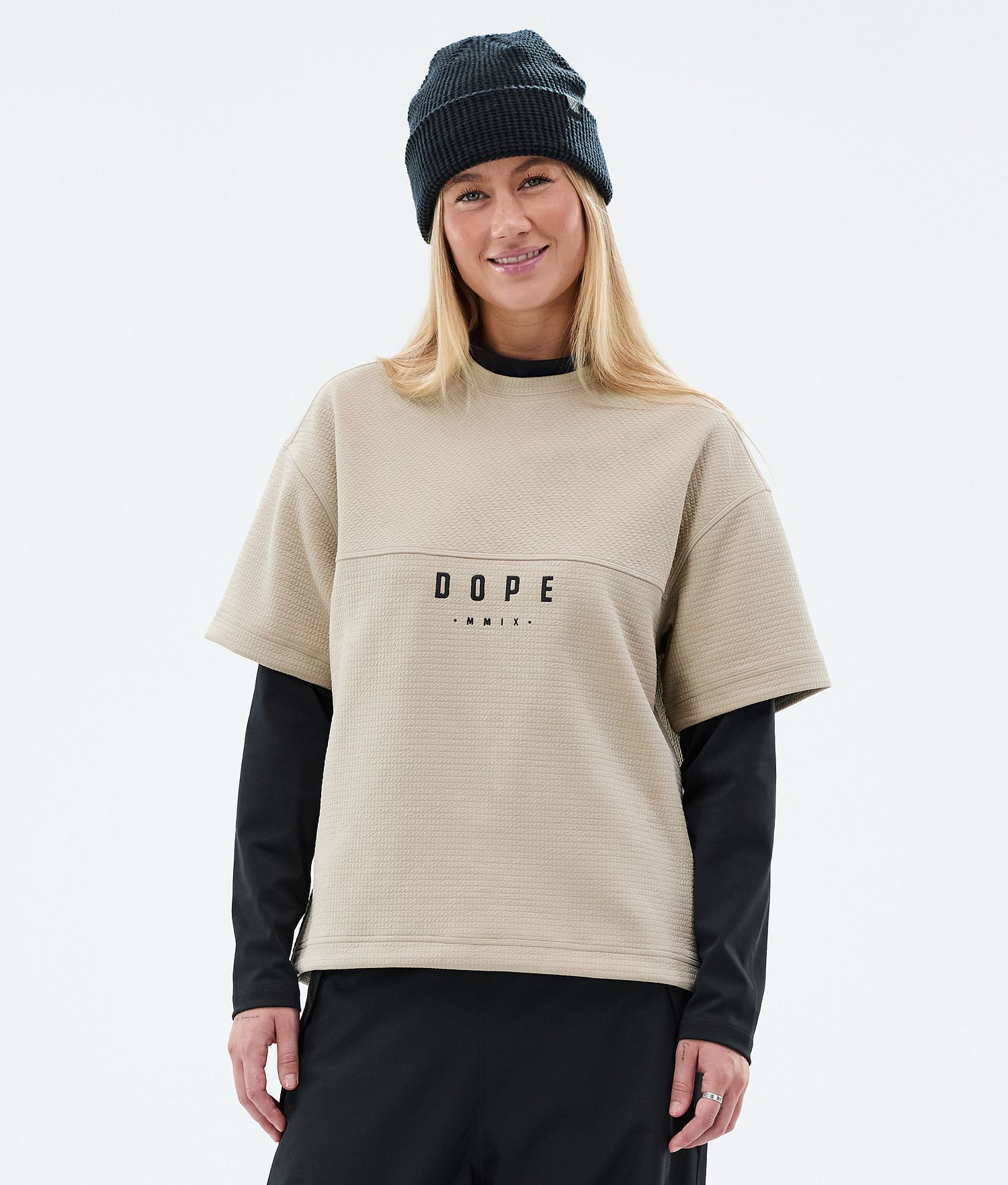 T-shirt femme milieu couche Dope Forge W Sable