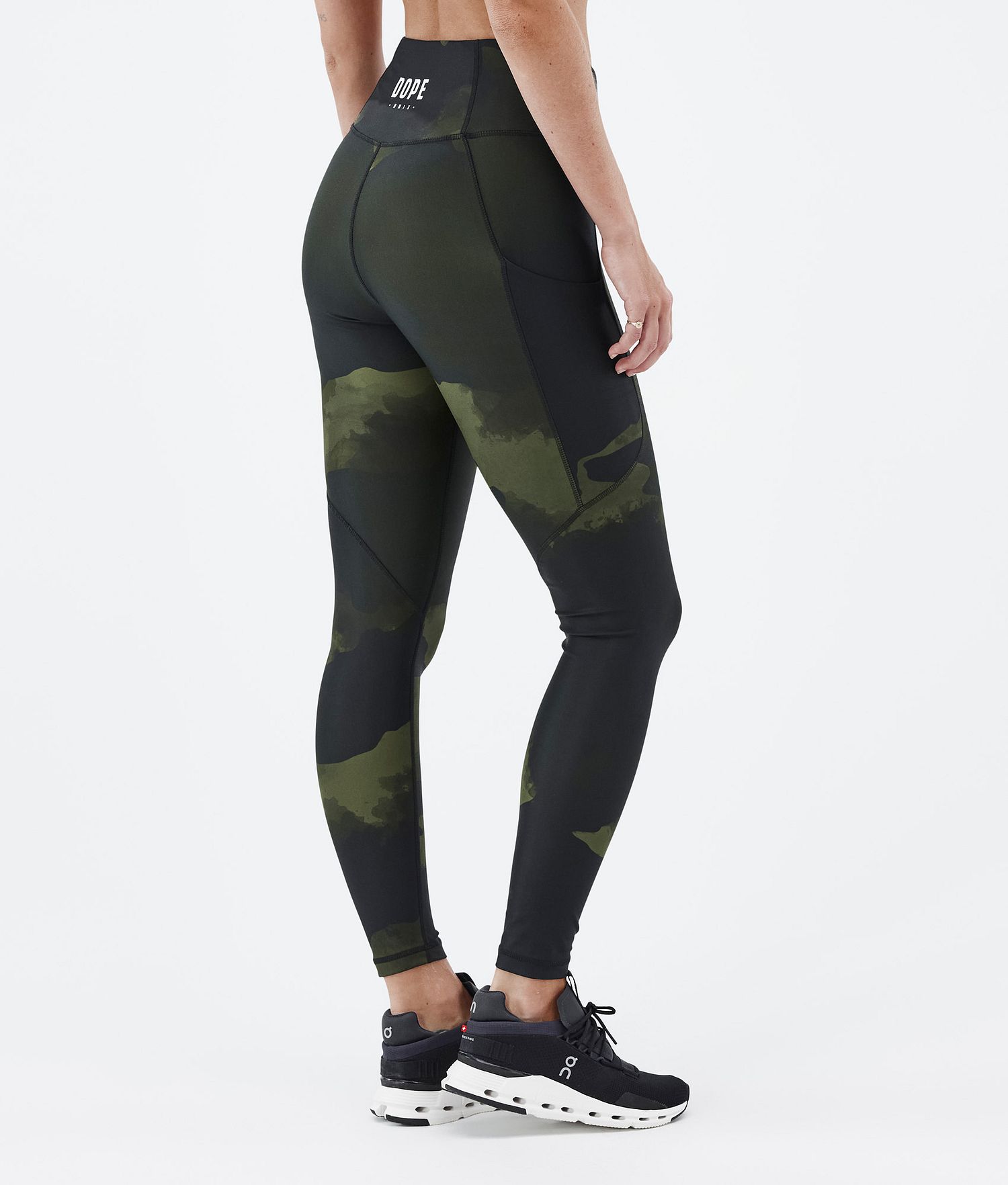 Leggings techniques Dope Lofty Femme Vert Camo