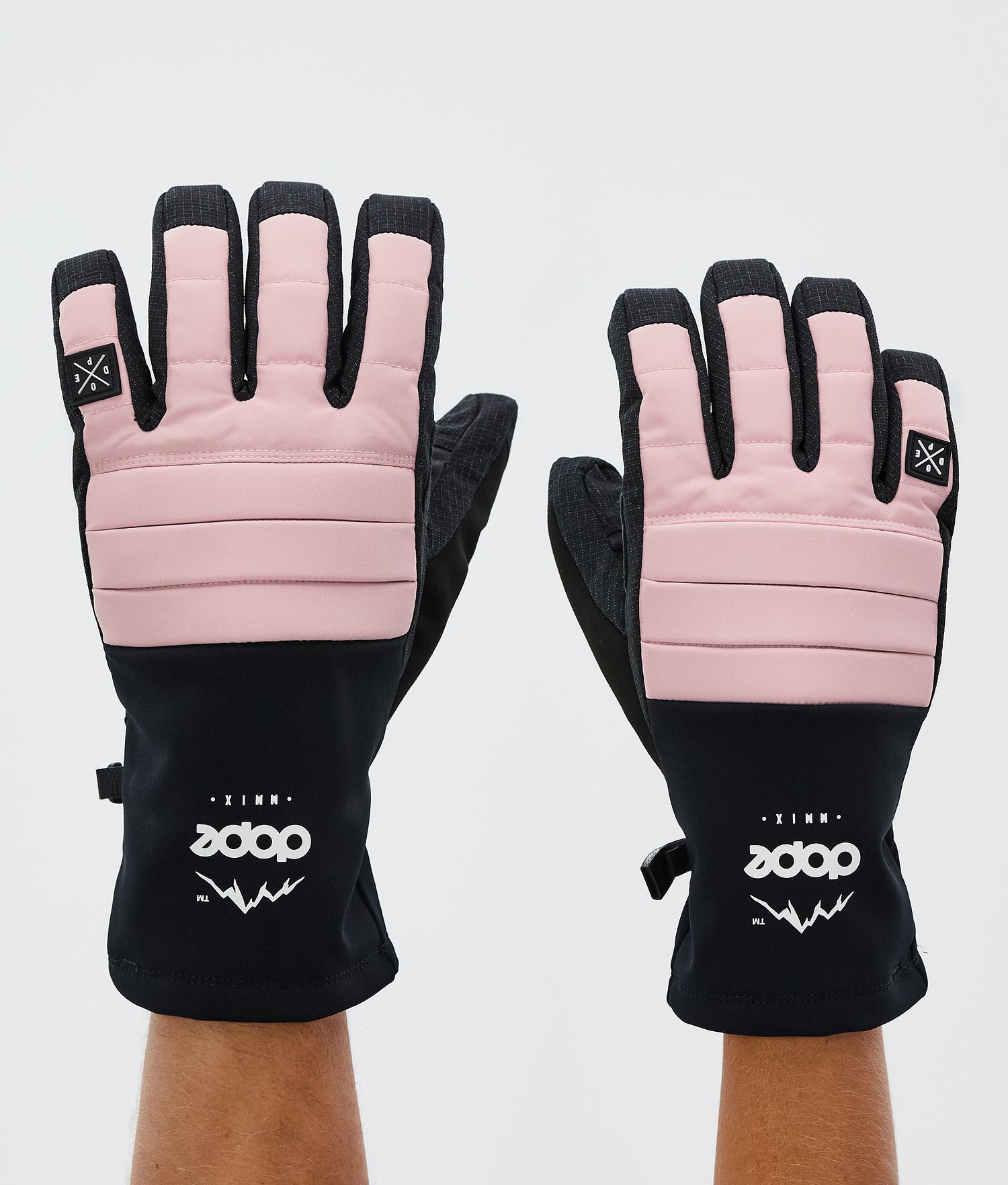 Gants de ski Dope Ace 24, rose pastel