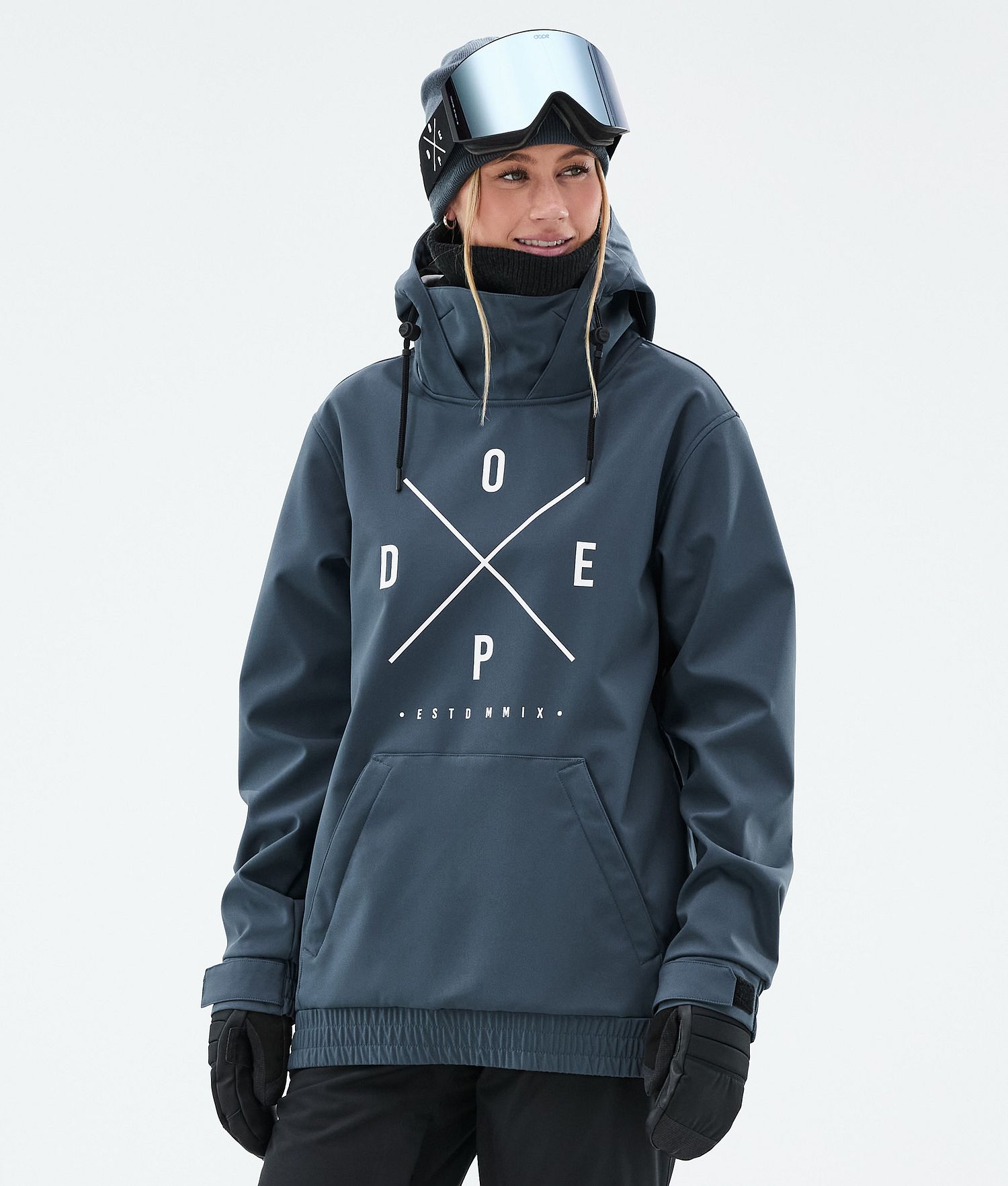 Dope Yeti W Ski Jacket Femme 2X-Up Bleu Métallique