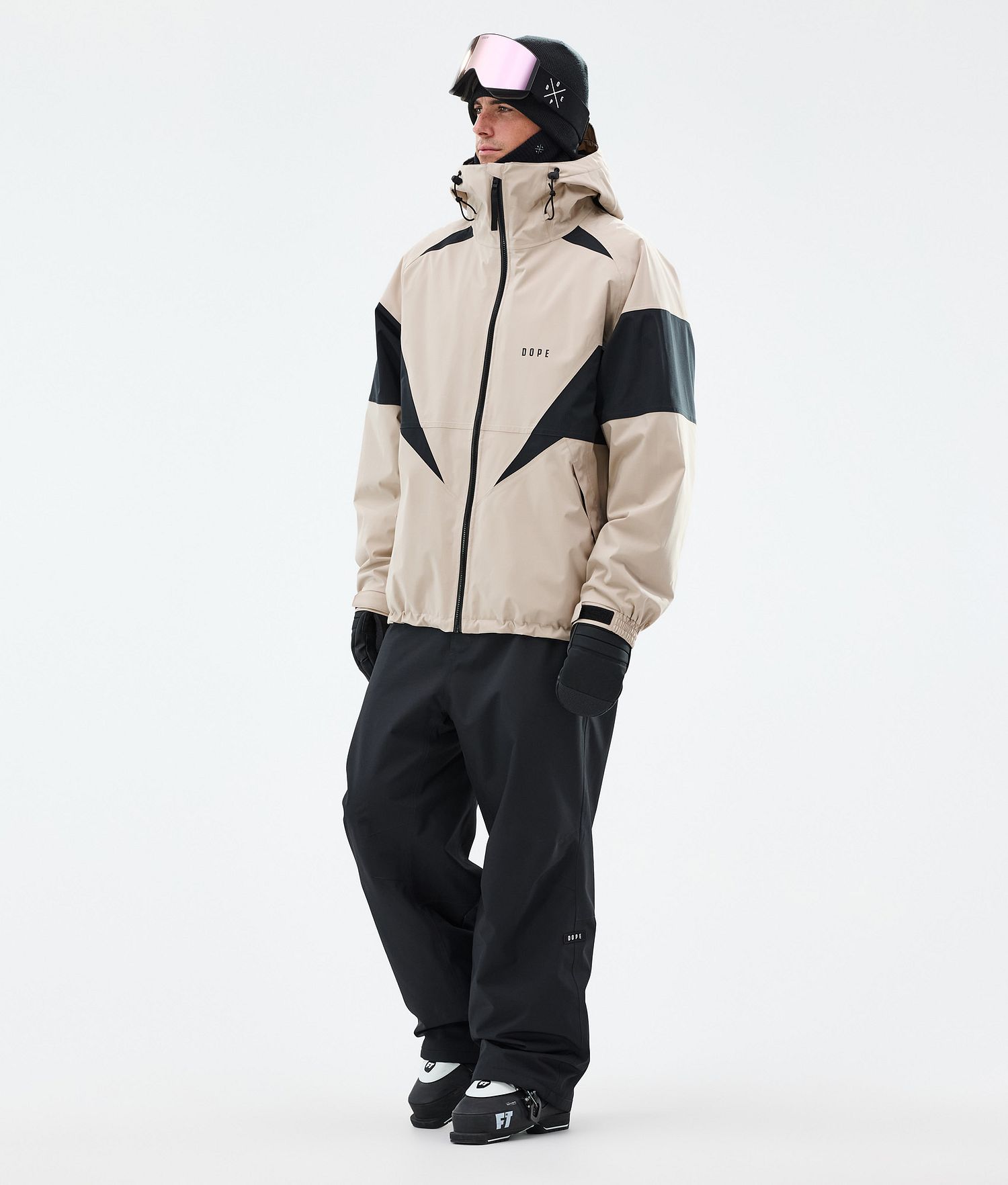 Dope Spartan Spike Ski Jacket Homme Sable/Noir