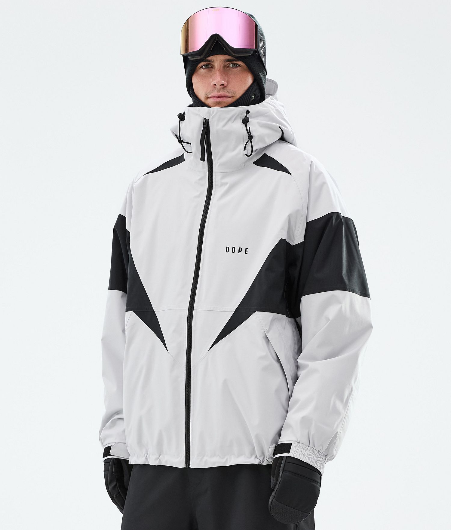 Dope Spartan Snowboard Jacket Homme Spike Light Grey/Black