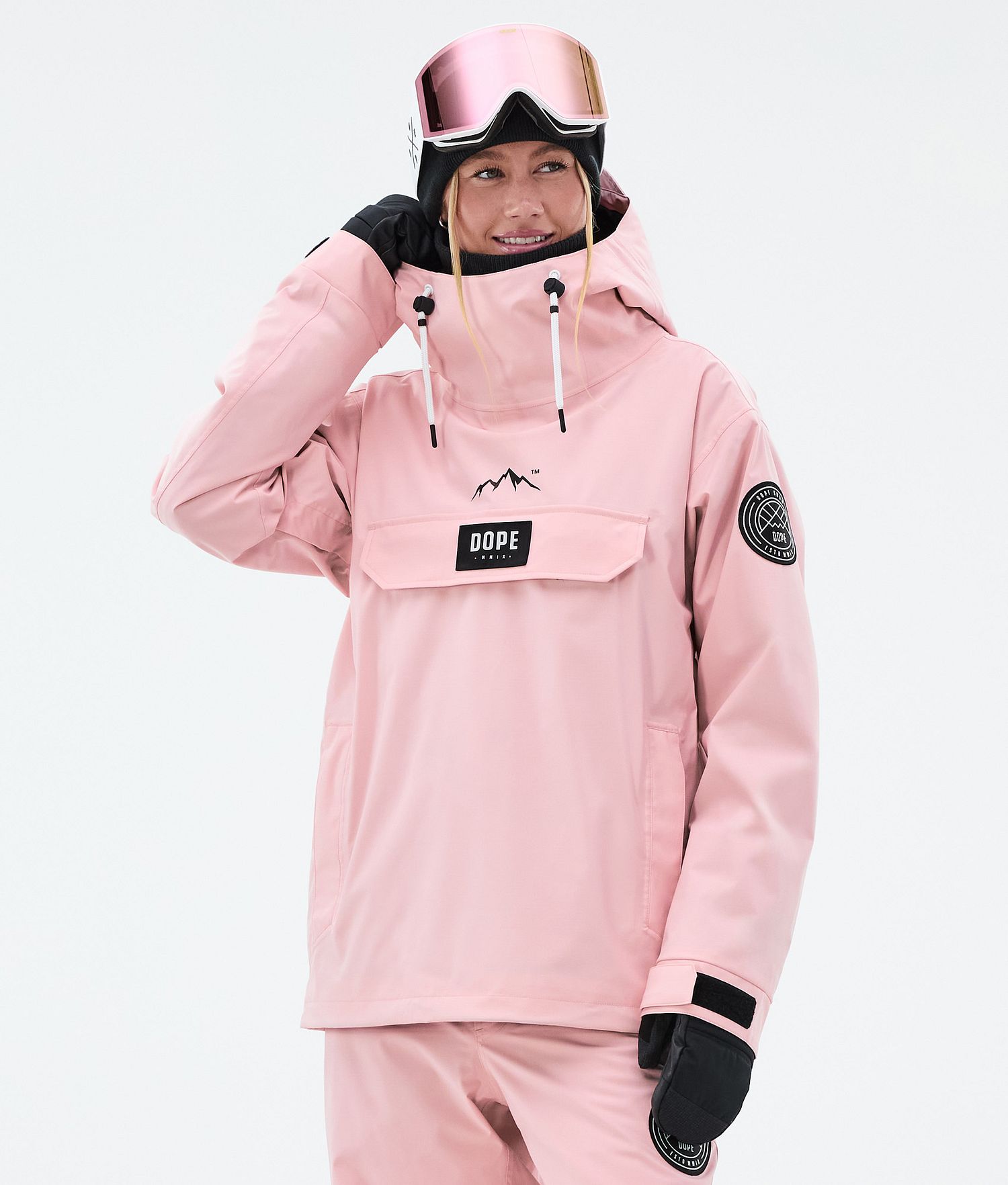 Dope Blizzard W Veste de Snowboard Femme Rose Doux