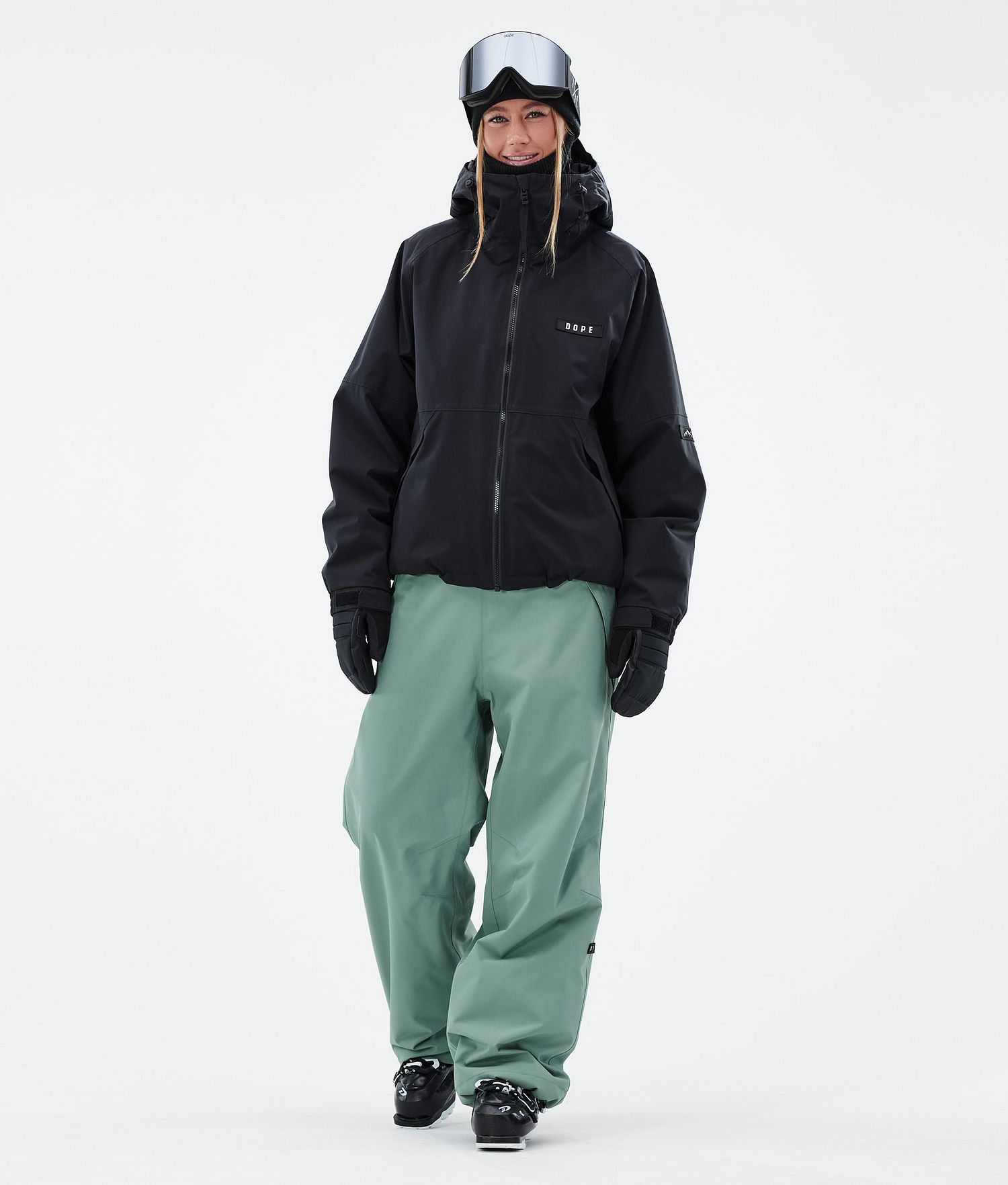Pantalon de ski Dope Big W 2024 Femme Vert Foncé