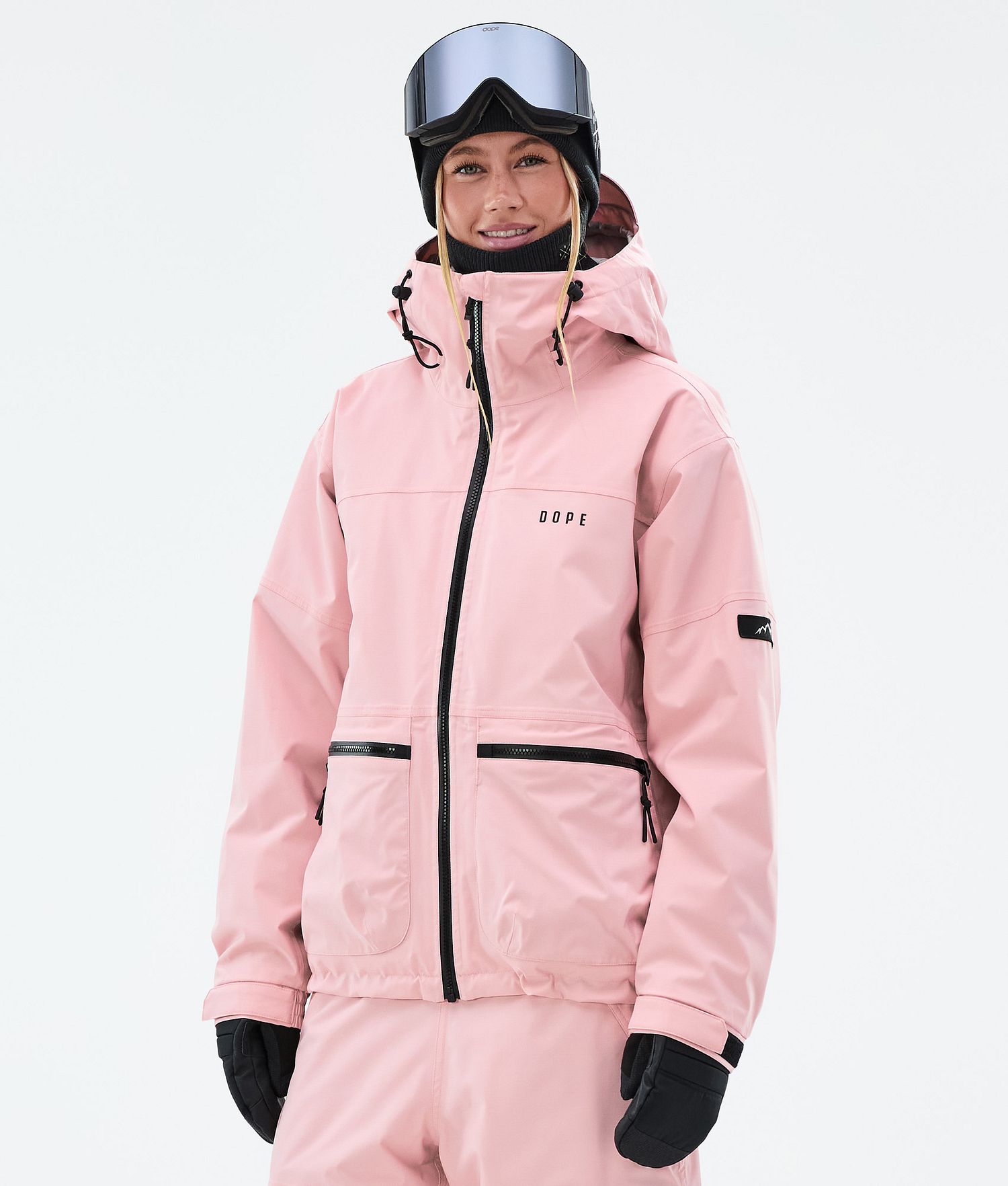 Dope Vertex W Snowboard Jacket Femme Rose Doux