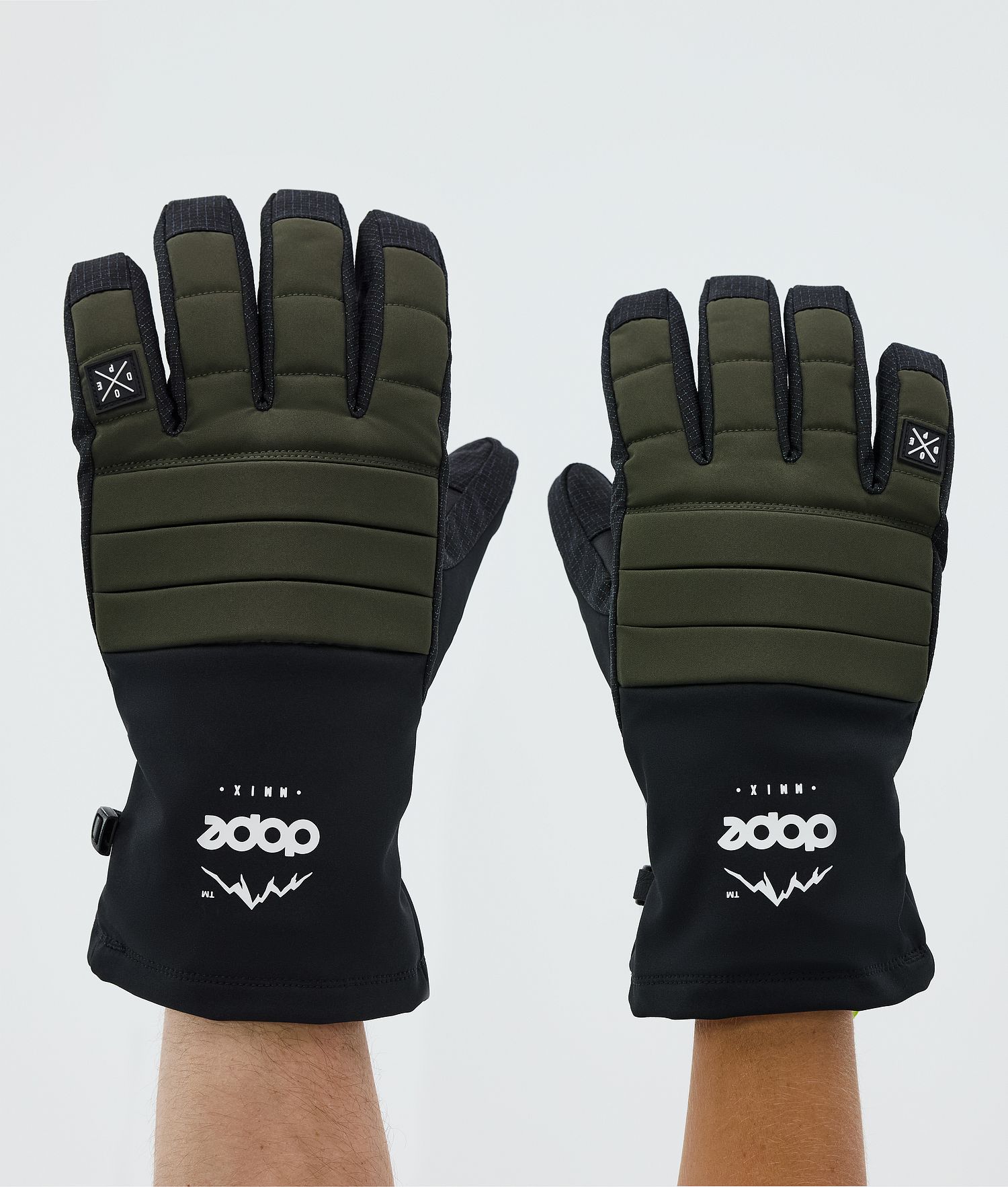 Gants de ski Dope Ace Olive Vert
