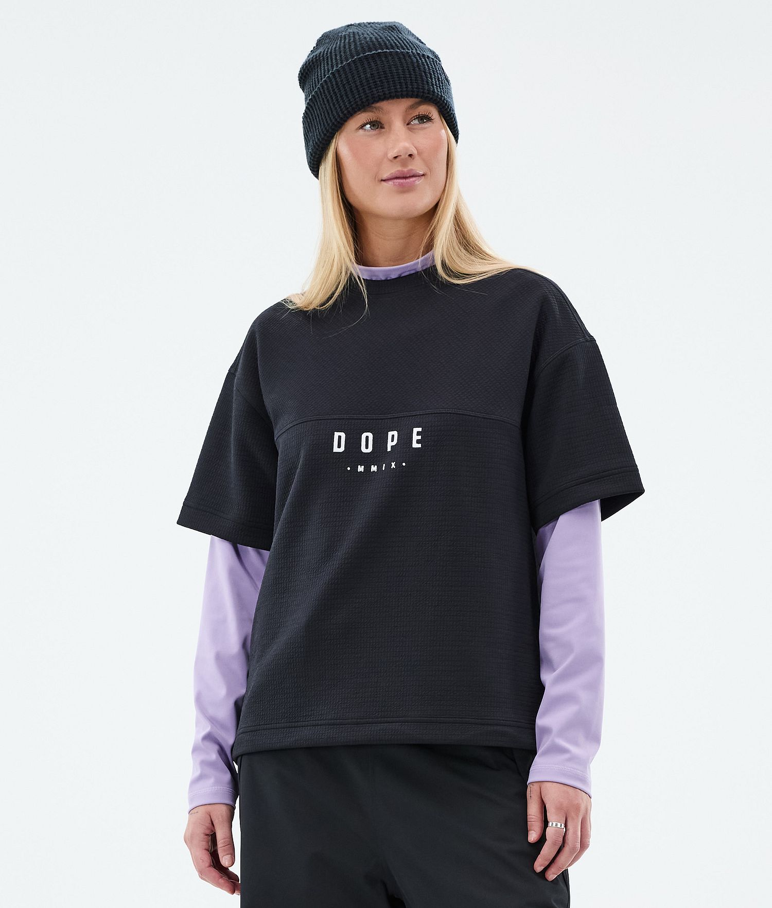 T-shirt femme midlayer Dope Forge W Noir