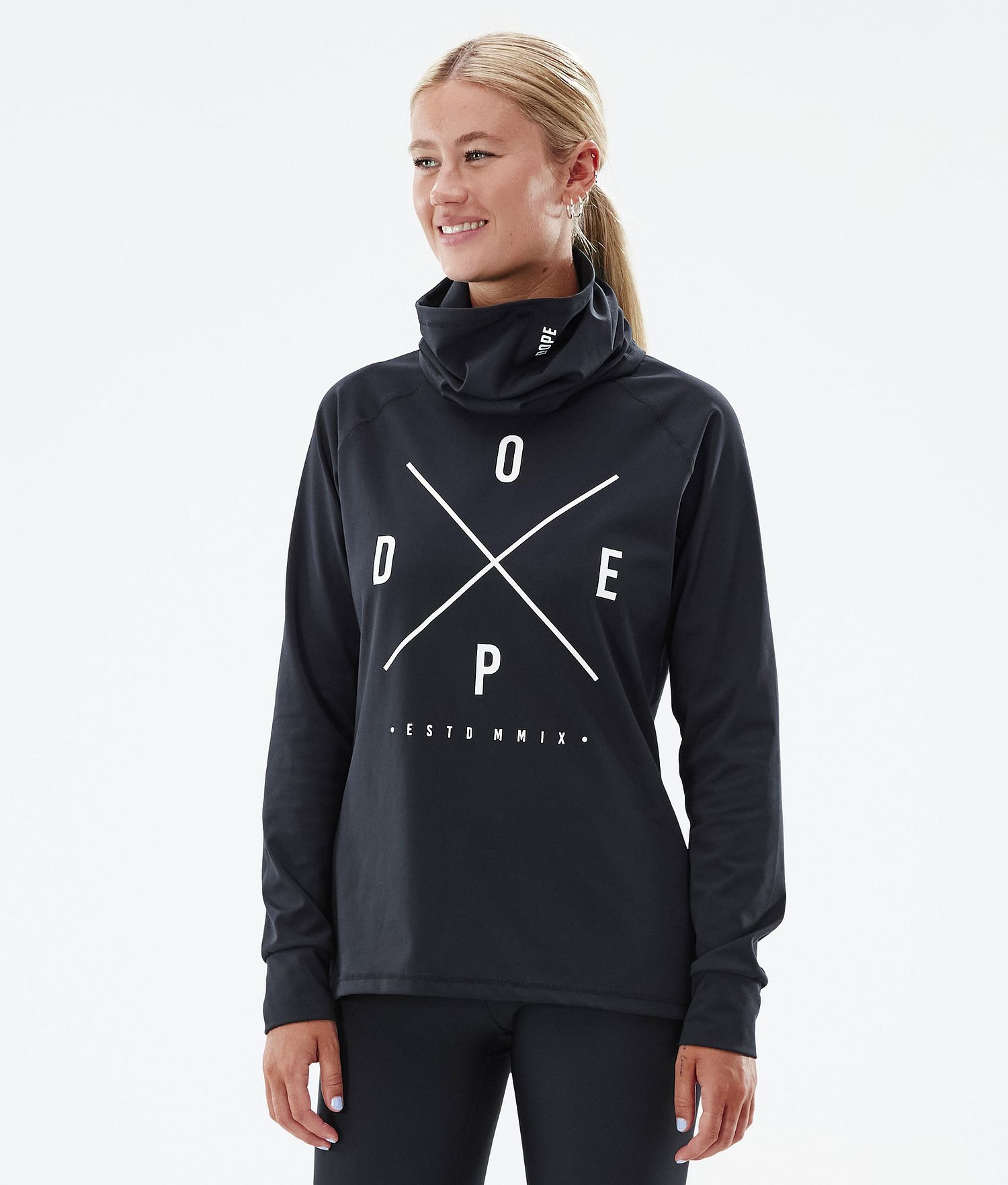 Dope Snuggle W 22 Base Layer Top Femme 2X-Up Noir