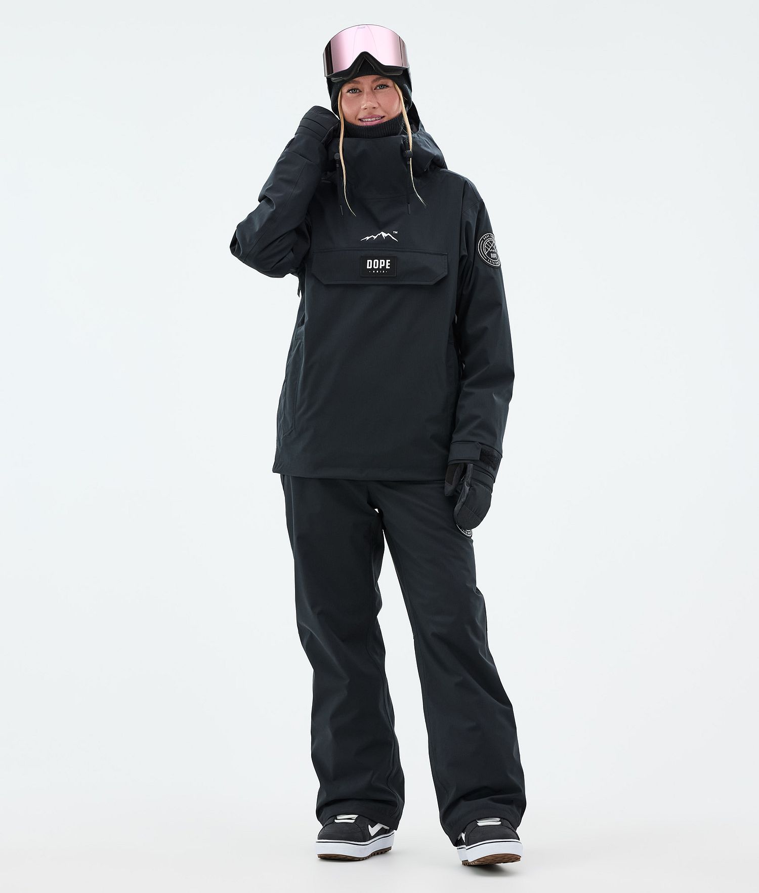 Ensemble de snowboard Blizzard W pour femme noir
