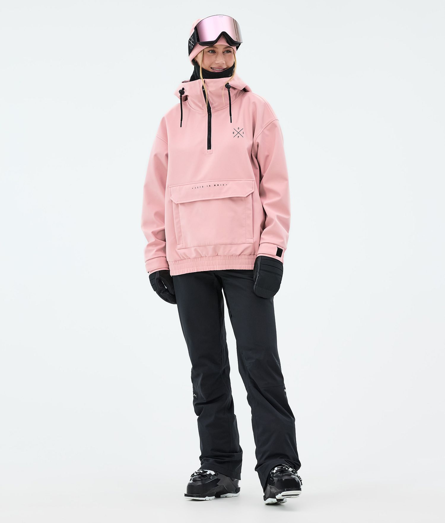 Dope Cyclone W Ski Jacket Femme Rose Doux