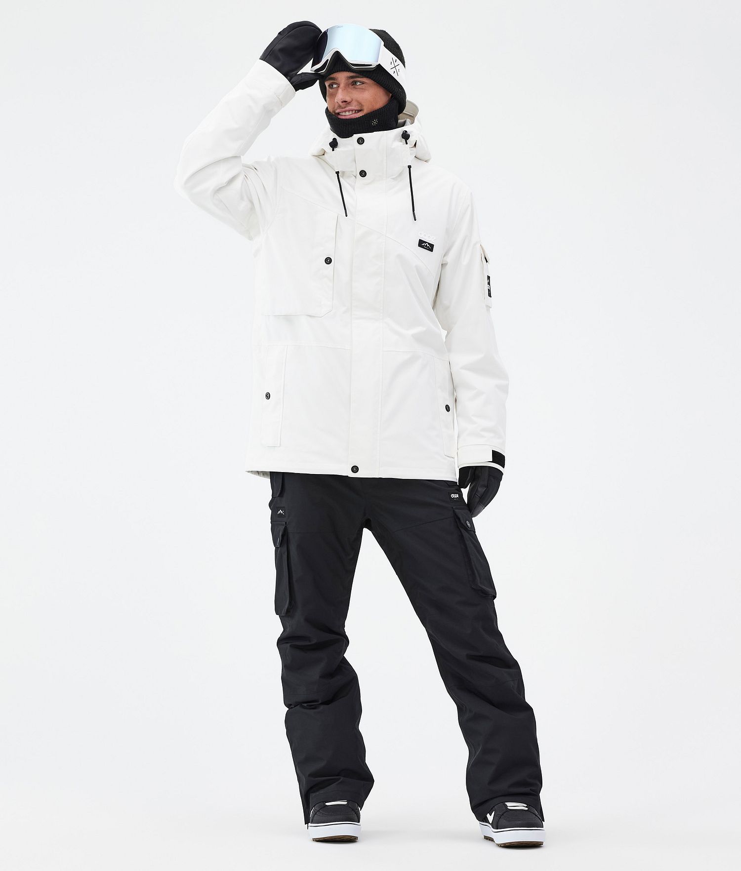 Pantalons de snowboard iconiques Dope pour homme noirs
