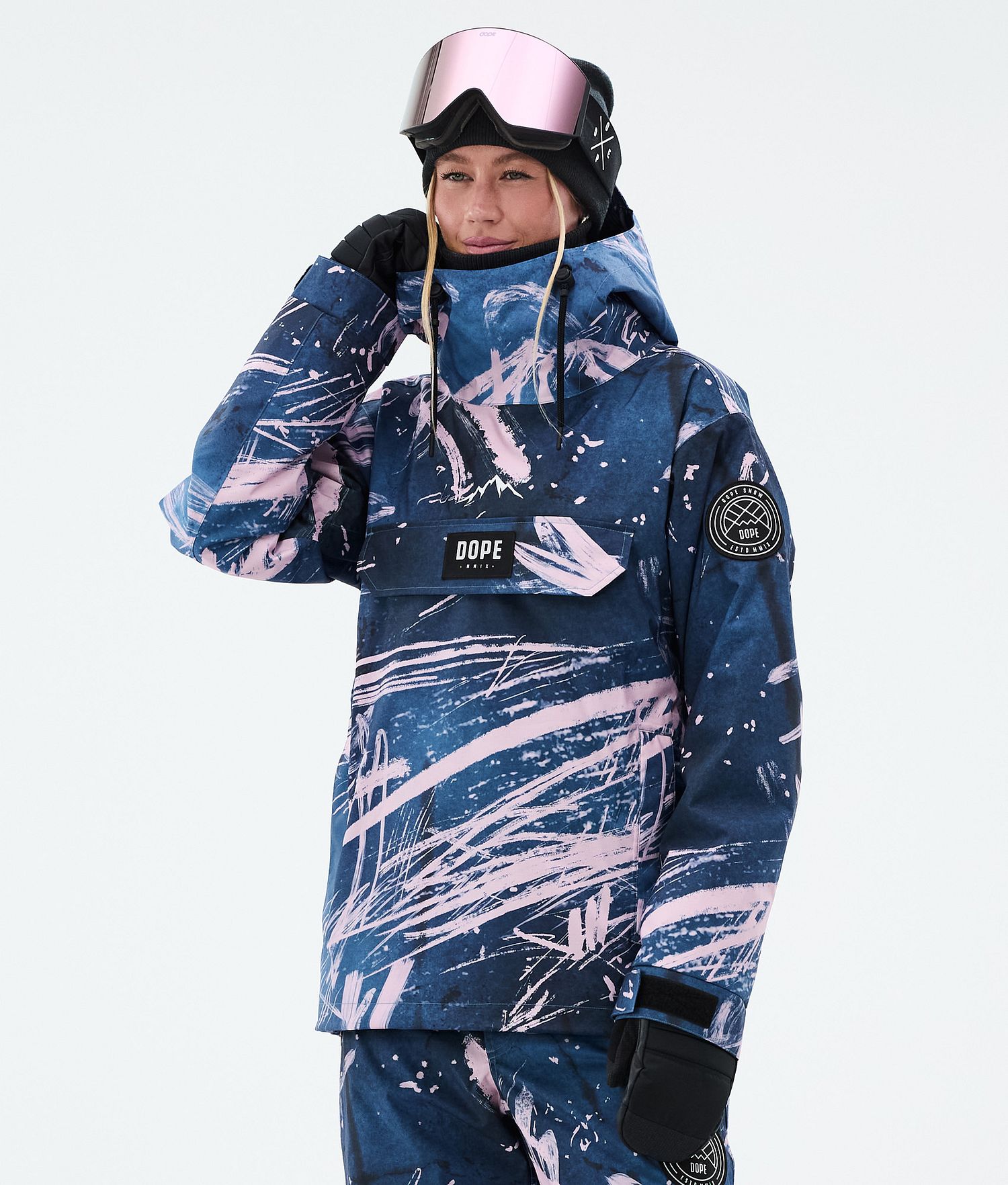 Dope Blizzard W Ski Jacket Femme Carvings Pink