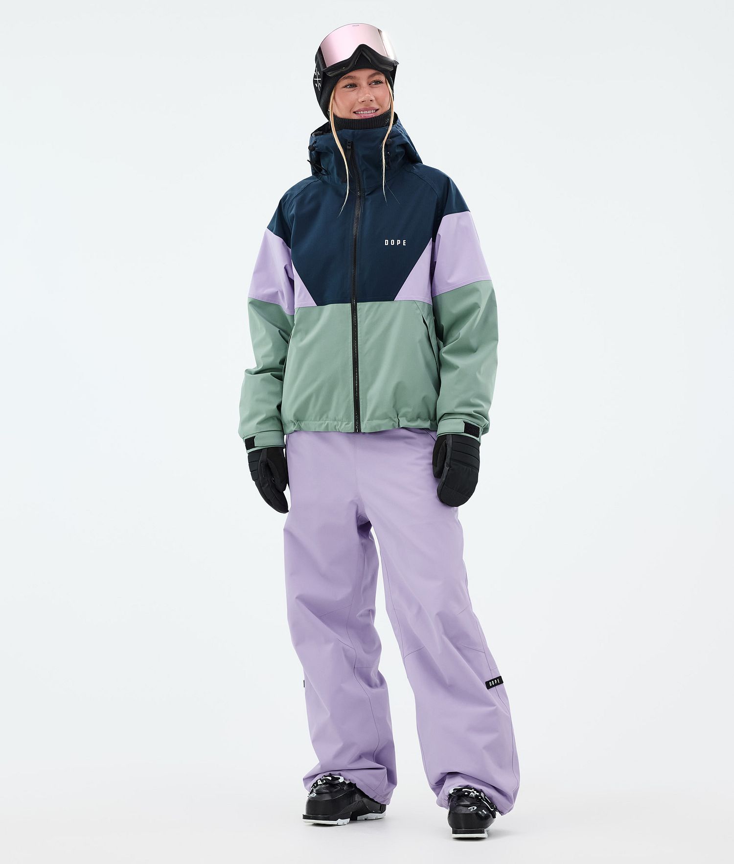 Pantalons de ski Dope Big W Femme Violet Foncé