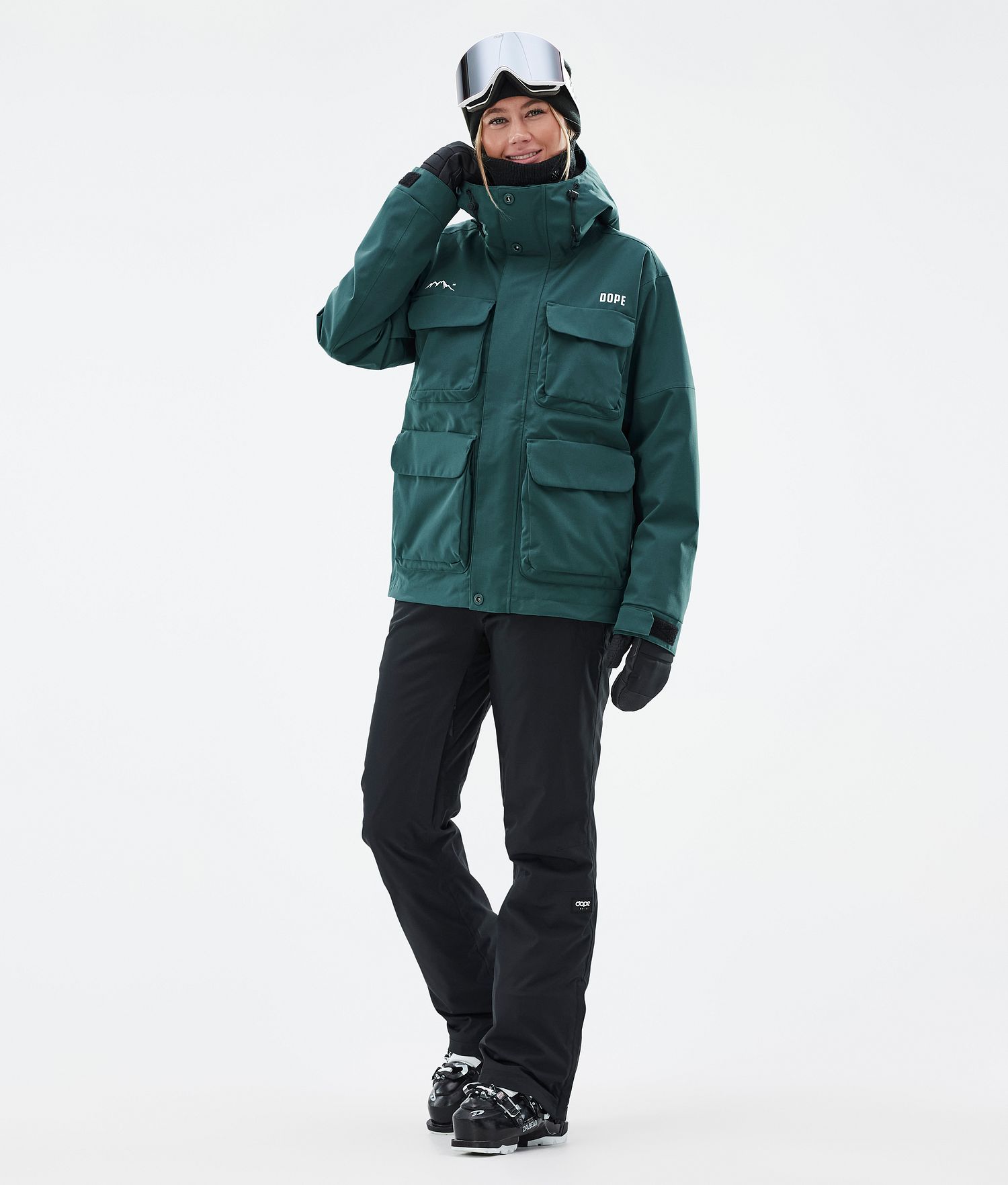 Dope Zenith W Ski Jacket Femme Vert Bouteille