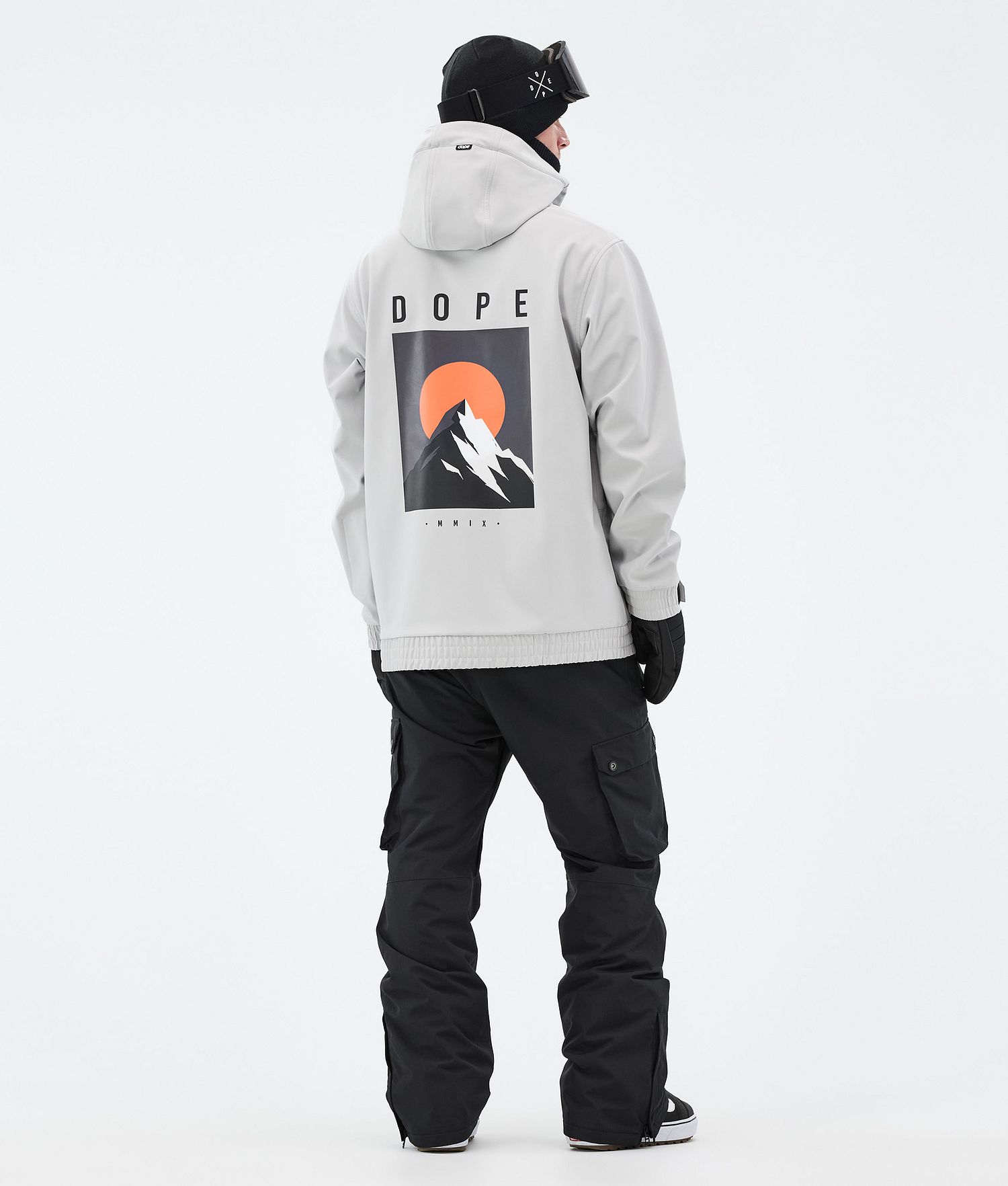 Combinaison de snowboard Yeti pour homme gris clair/noir
