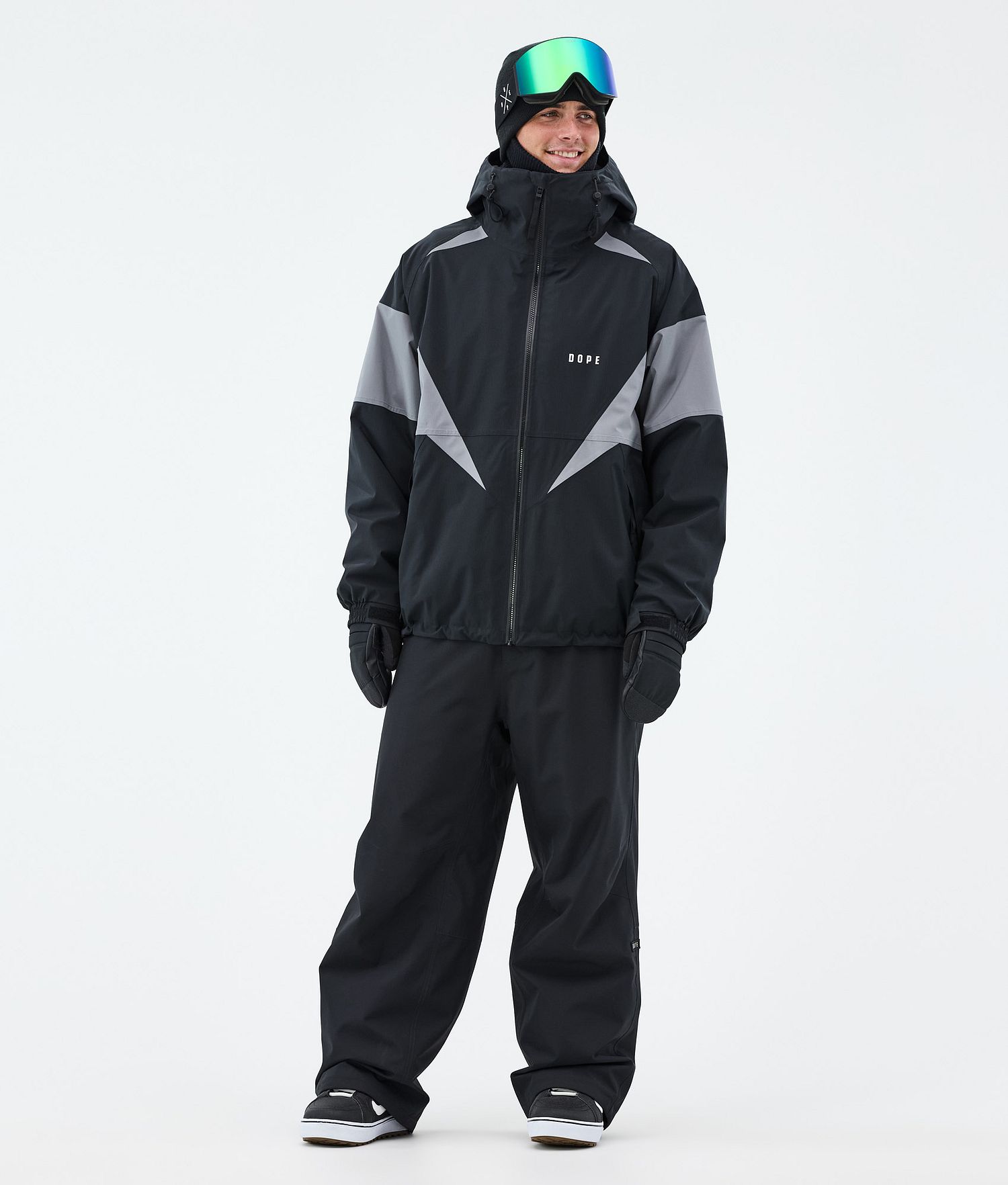 Dope Spartan Snowboard Jacket Homme Spike Noir/Light Pearl