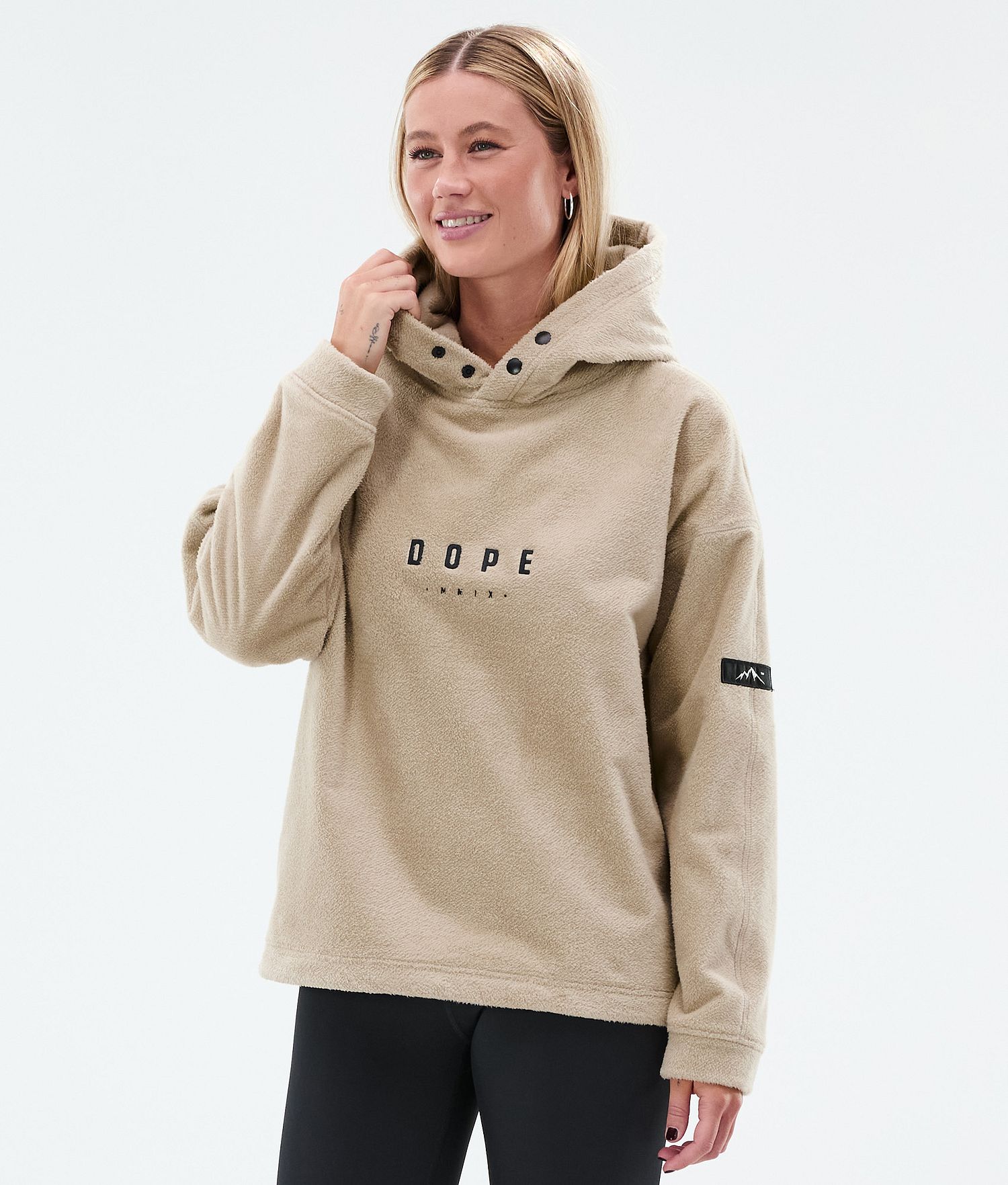 Dope Sublime W Fleece Hoodie Femme Sable