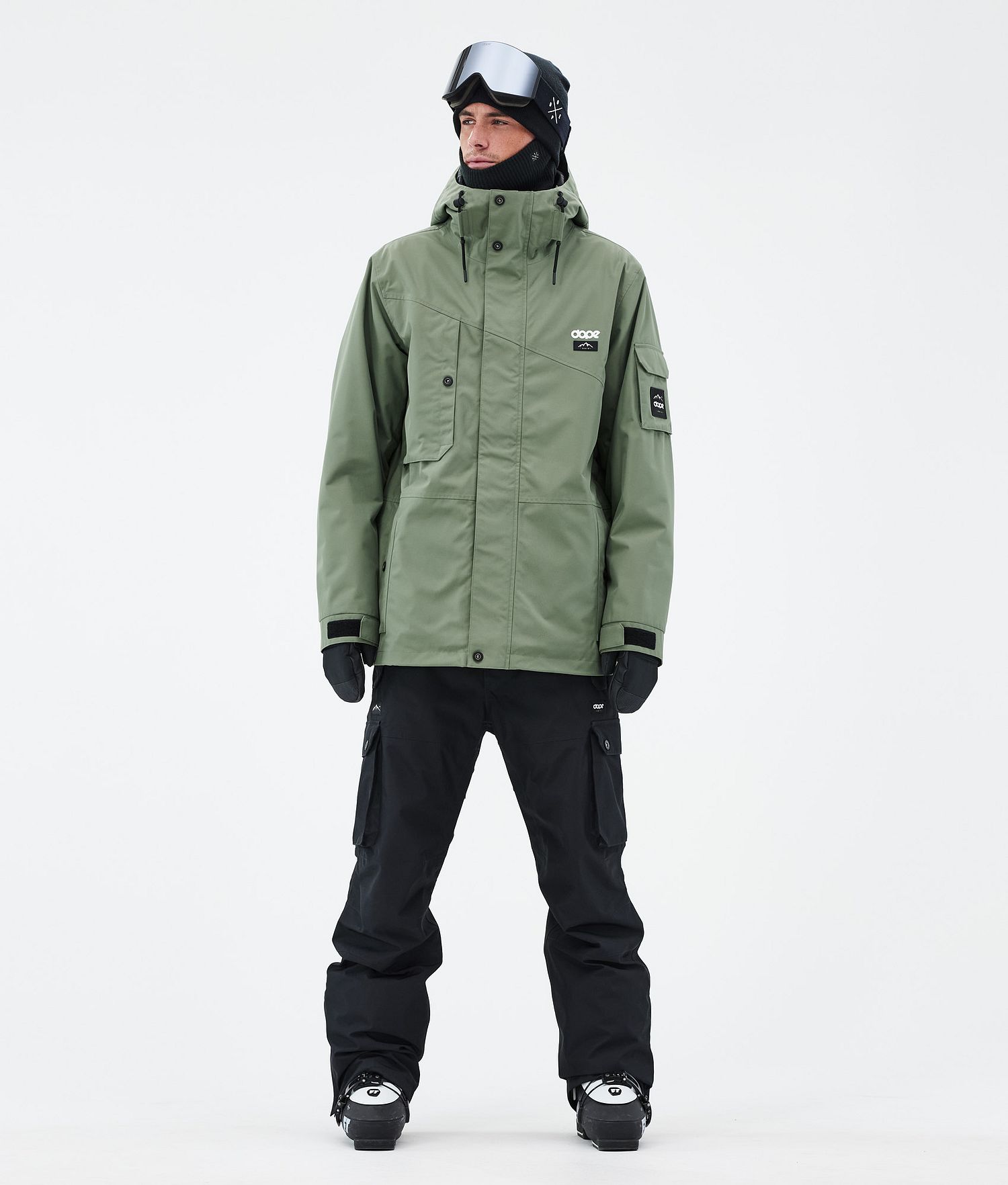 Combinaison de ski Dope Adept homme vert mousse/noir total
